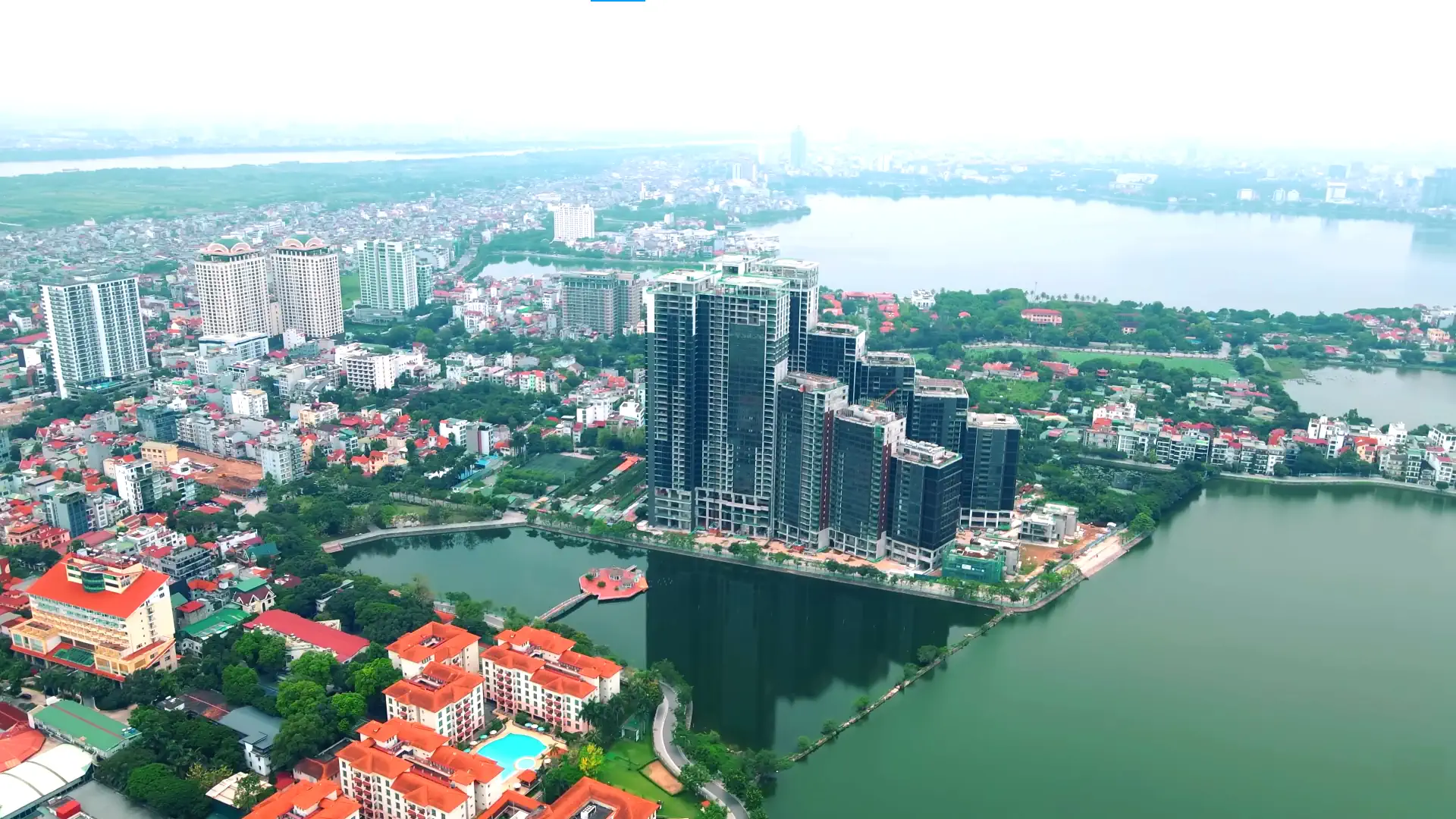 Ascott Tây Hồ - flycam toàn cảnh