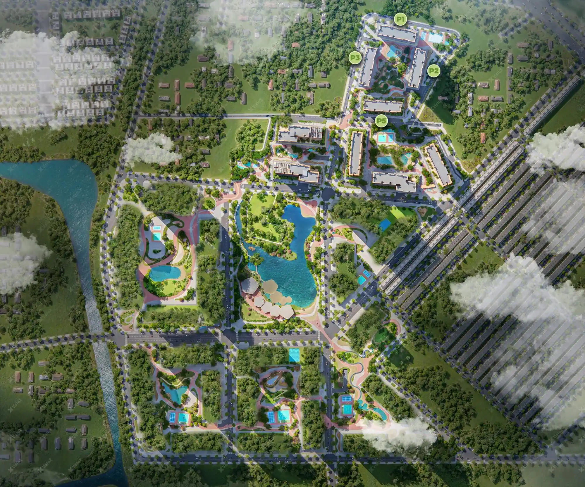 Mặt bằng tổng thể The CityOn