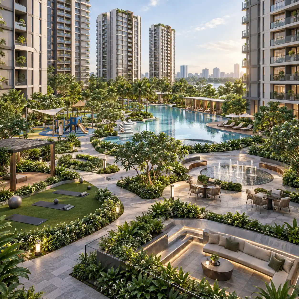 Phối cảnh tiện ích dự án Lalalay